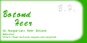 botond heer business card